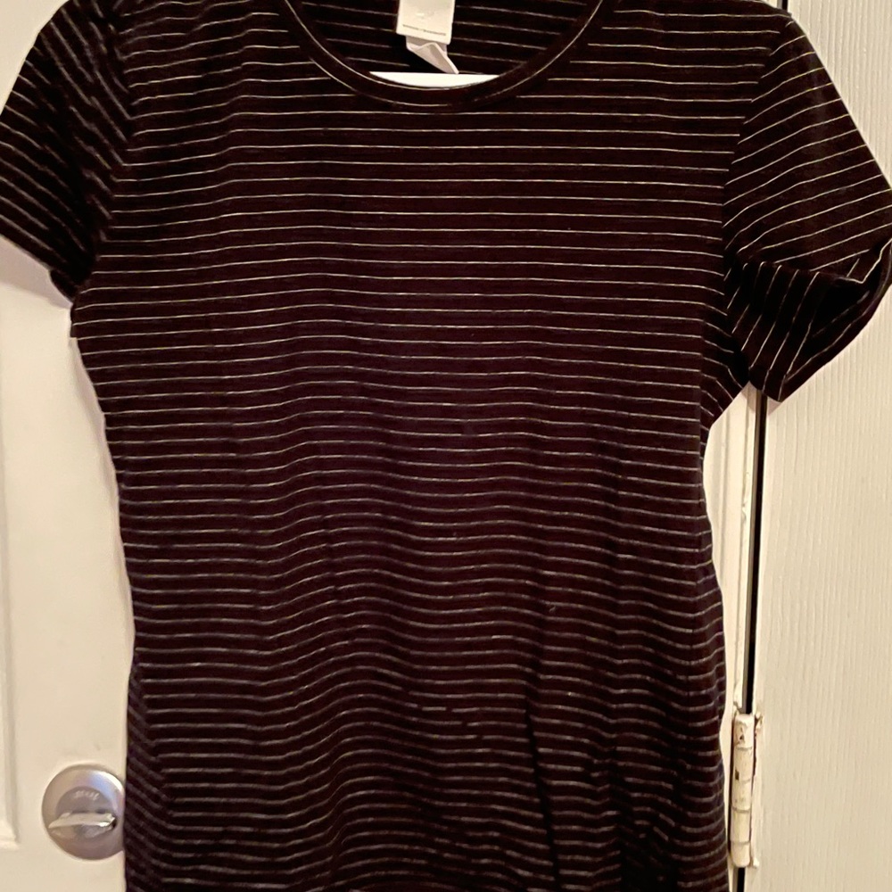 Black and white striped shirt